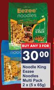 Noodle King Eezee Noodles Multi Pack-2 x 5 x 65g