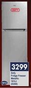 Defy 161L Fridge Freezer Metallic D200