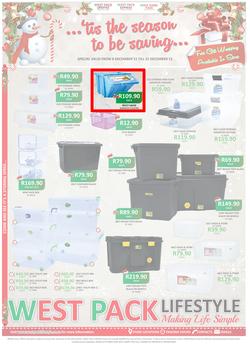 West Pack Lifestyle : Tis The Season To Be Saving (8 Dec - 31 Dec 2015), page 1