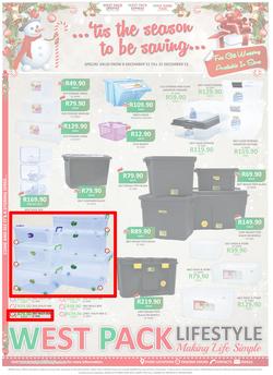 West Pack Lifestyle : Tis The Season To Be Saving (8 Dec - 31 Dec 2015), page 1