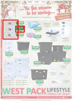 West Pack Lifestyle : Tis The Season To Be Saving (8 Dec - 31 Dec 2015), page 1