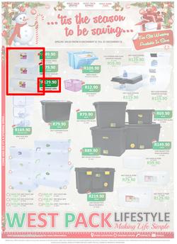 West Pack Lifestyle : Tis The Season To Be Saving (8 Dec - 31 Dec 2015), page 1