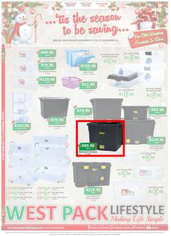 West Pack Lifestyle : Tis The Season To Be Saving (8 Dec - 31 Dec 2015), page 1