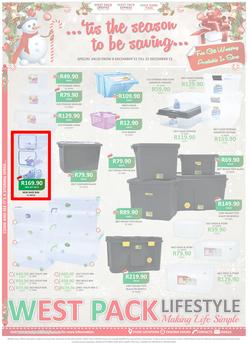 West Pack Lifestyle : Tis The Season To Be Saving (8 Dec - 31 Dec 2015), page 1