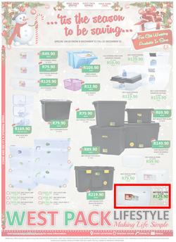 West Pack Lifestyle : Tis The Season To Be Saving (8 Dec - 31 Dec 2015), page 1