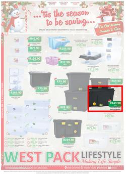West Pack Lifestyle : Tis The Season To Be Saving (8 Dec - 31 Dec 2015), page 1