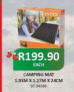 Camping Mat-1.93m x 1.27m x 24cm Each