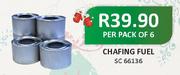 Chafing Fuel-Per Pack Of 6