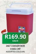 Addis 26Ltr Cooler Box Cool Cat Assorted Colours-Each