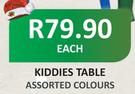 Kiddies Table Assorted Colours-Each
