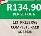 1Ltr Preserve Complete Pack-Per Set Of 6