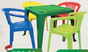 Kiddies Table Assorted Colours-Each