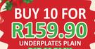 Underplates Plain-For 10