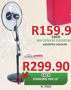 Totally Home 16" Standing Fan SC75503-Each