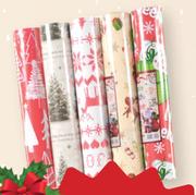 Christmas Wrapping Paper 70Cm x10m SC75974-For 5