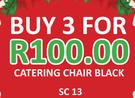 Catering Chair Black SC13-For 3