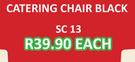 Catering Chair Black SC13-Each