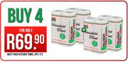 West Pack Kitchen Towel 2 Ply-For 4 x 2's