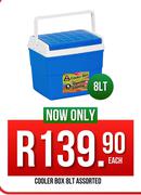 Cooler Box Assorted-8L Each