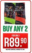 Wildfire Charcoal & Briquettes-For 2 x 4Kg