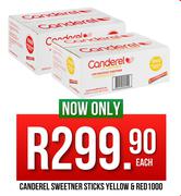 Canderel Sweetener Sticks Yellow & Red 1000-Each