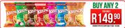 Krunch Potato Chips Multi Box 14 x 30g-For 2