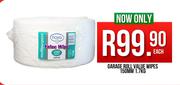 Garage Roll Value Wipes 150mm 1.7Kg-Each