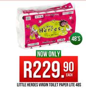 Little Heroes Virgin Toilet Paper Lite-48's Each