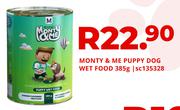 Montego Monty & Me Puppy Dog Wet Food-385g
