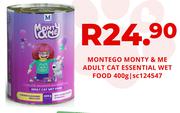 Montego Monty & Me Adult Cat Essential Wet Food-400g