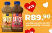 Montego Sauce For Dogs Assorted Flavours-For 2 x 500ml