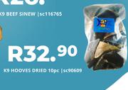 K9 Hooves Dried 10 Pc