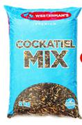 Westermans Cockatiel Seed Mix Assorted Sizes-1Kg