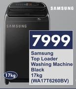 Samsung 17Kg Top Loader Washing Machine (Black) WA17T6260BV