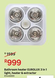 Eurolux heater lights best sale