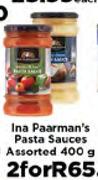 Ina Paarman's Pasta Sauces Assorted-2x400g