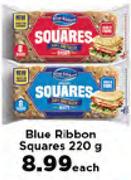 Blue Ribbon Squares-220g Each 