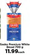 Sasko Premium White Bread-700g Each