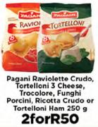 Pagani Raviolette Crudo-2x250g