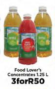 Food Lover's Concentrates-3x1.25Ltr