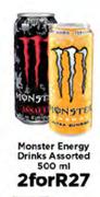 Monster Energy Drinks-2x500ml