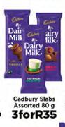 Cadbury Slabs-3x80g