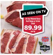 Beef Rump Or Sirloin Steak-Per kg