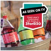 Food Lover's Carbonated Soft Drinks-3x2Ltr