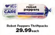 Robot Peppers Thriftpack-Each