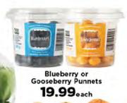 Blueberry Or Gooseberry Punnets-Each