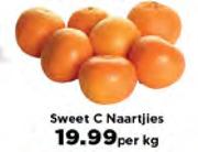 Sweet C Naartjies-Per Kg