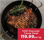Chilli Chocolate T-Bone Steak-Per Kg