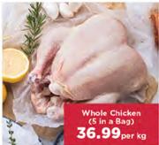 Whole Chicken (5 In A Bag)-Per Kg