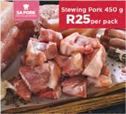 Stewing Pork-450g Per Pack